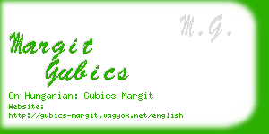 margit gubics business card